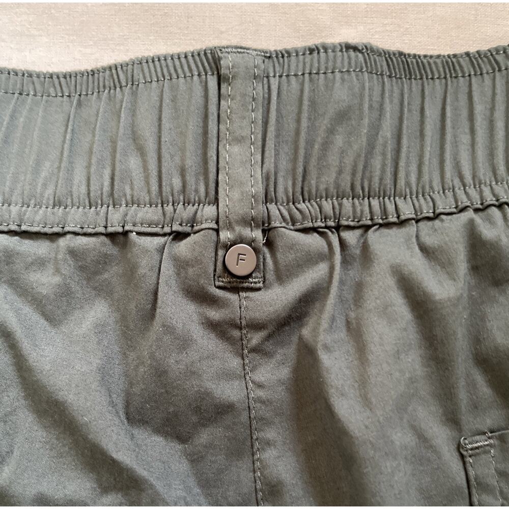 Foil Barrel Ankle Pants Viridian Olive Green Technical Cotton NWT US 10 AU NZ - Picture 12 of 16